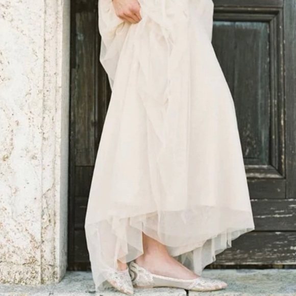 Brand New Badgley Mischka Gigi Ballet Flat IVORY - Picture 6 of 17